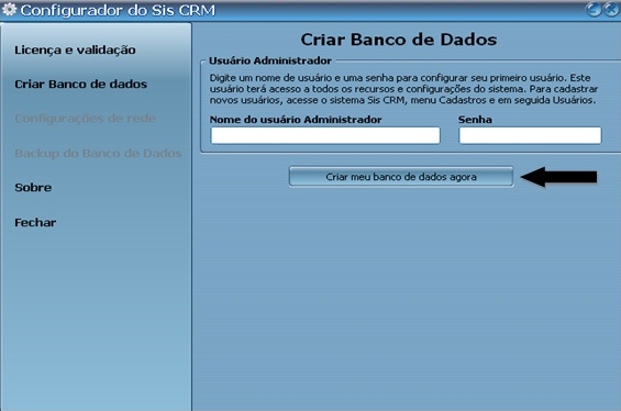 criar usuario